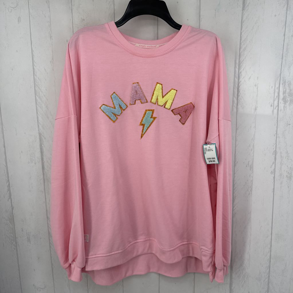 2xl l/s Mama top