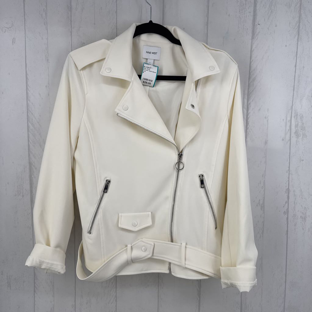 M moto style blazer