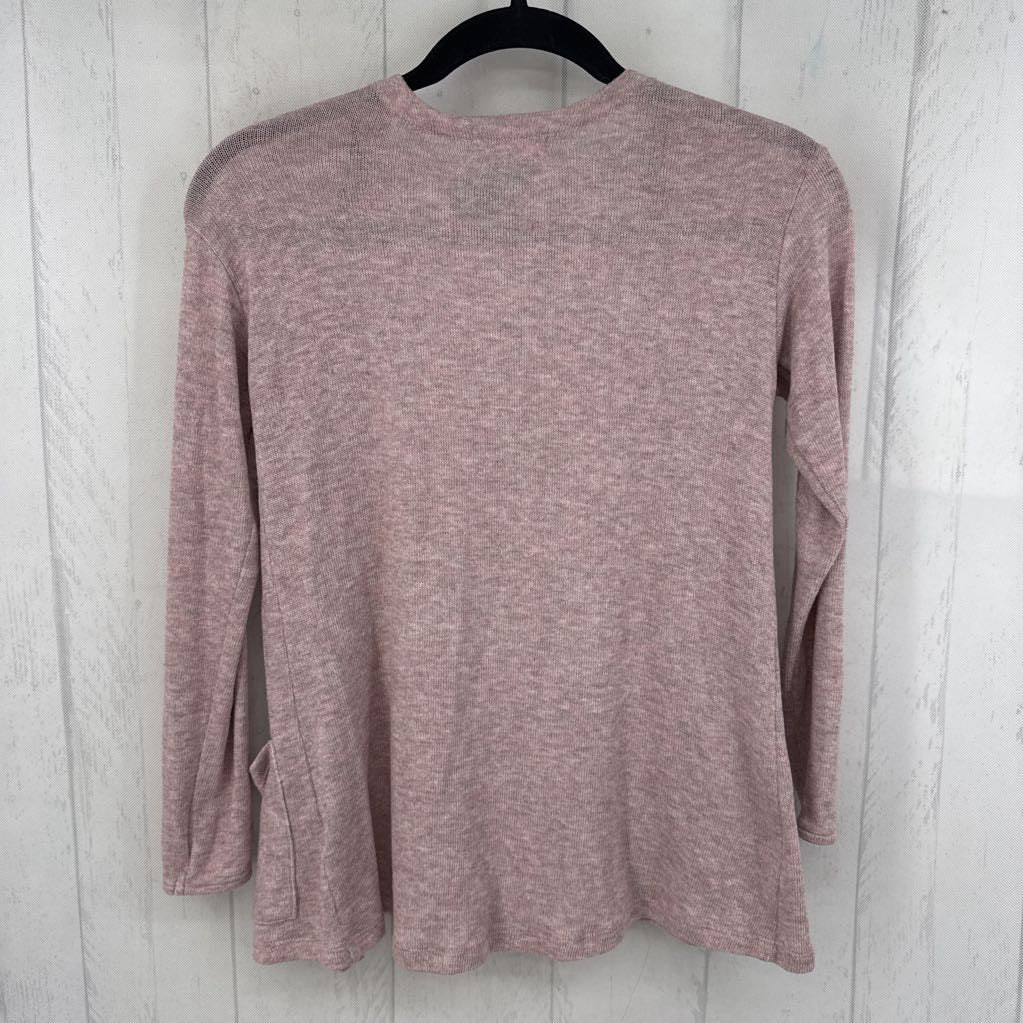 S l/s open cardigan