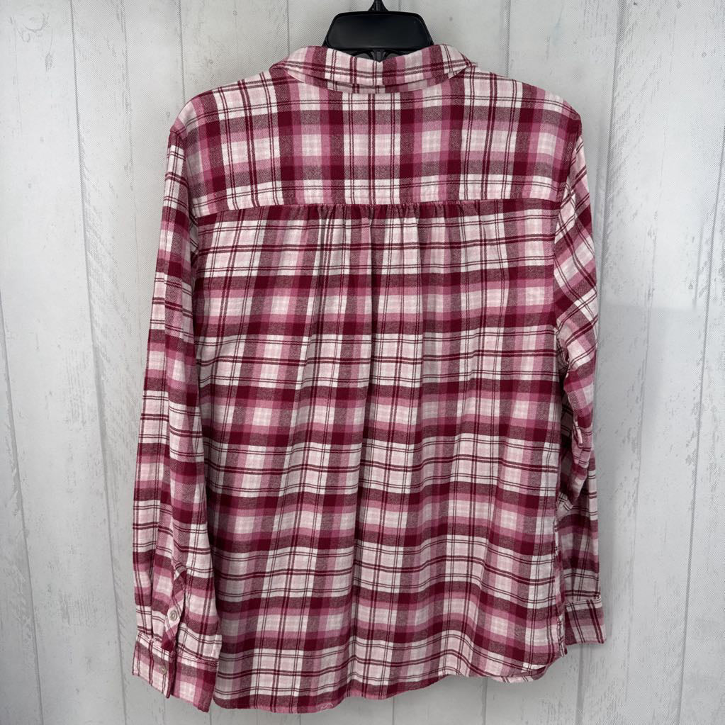 XXL l/s plaid button down shirt