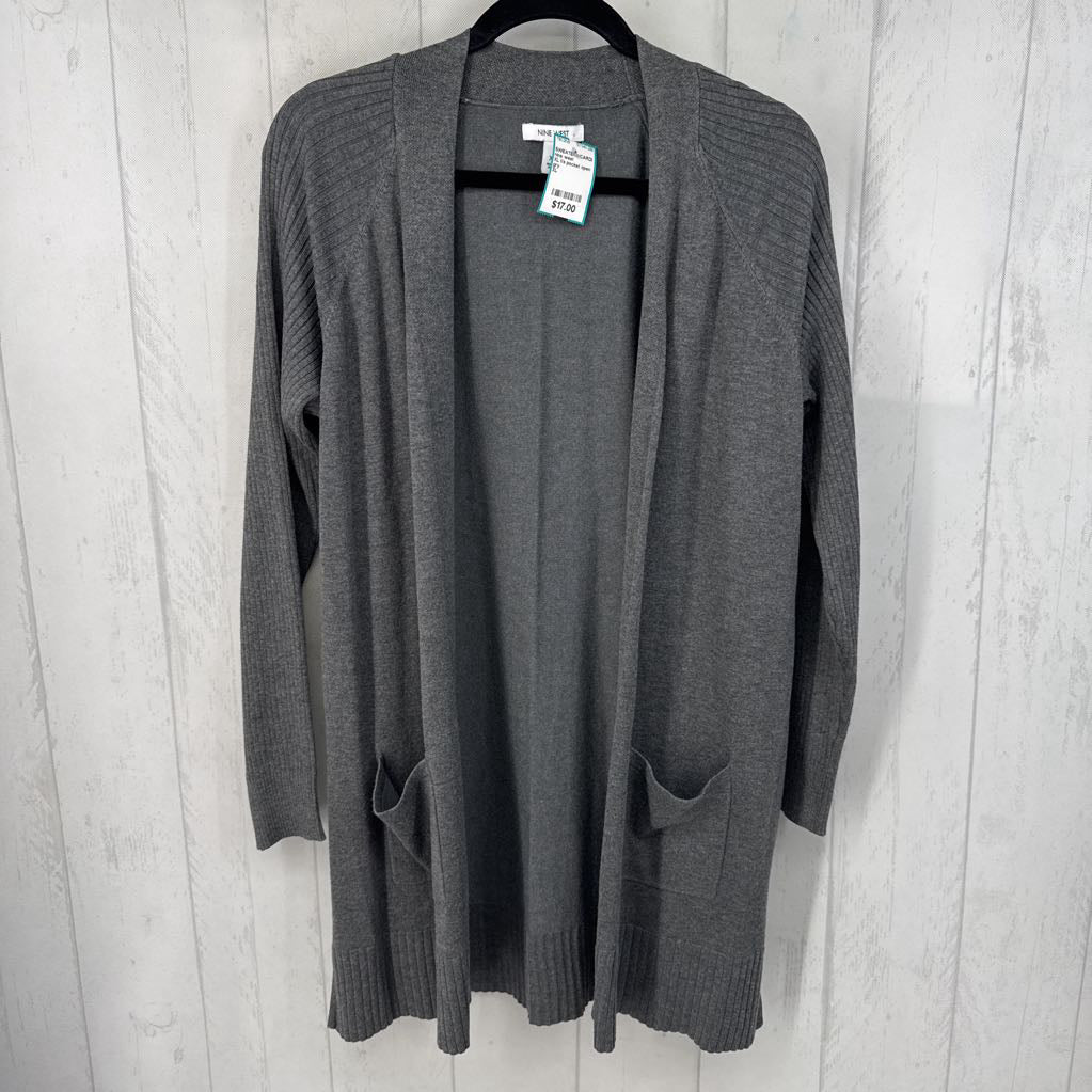 XL l/s pocket open cardigan