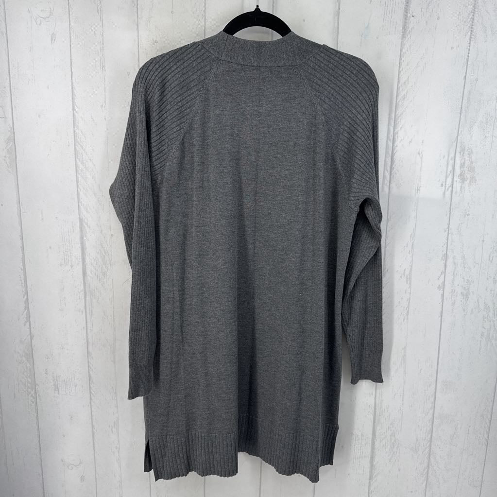 XL l/s pocket open cardigan