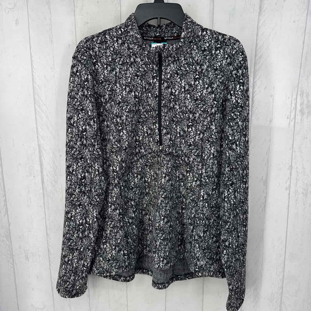 XXL l/s fleece quarter zip top