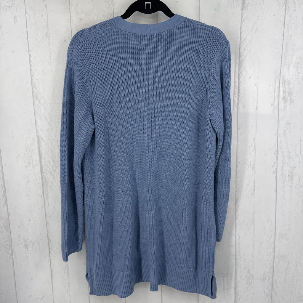 L open front cardi