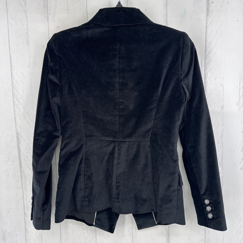 0 velvet blazer
