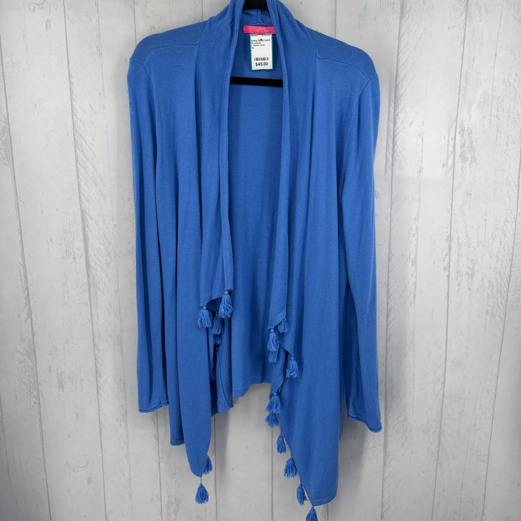 L tassel cardi