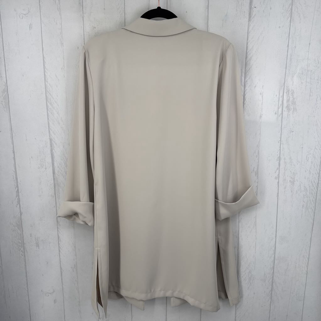 12 open front blazer