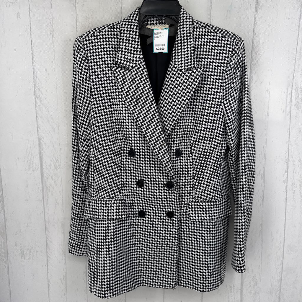 M houndstooth blazer
