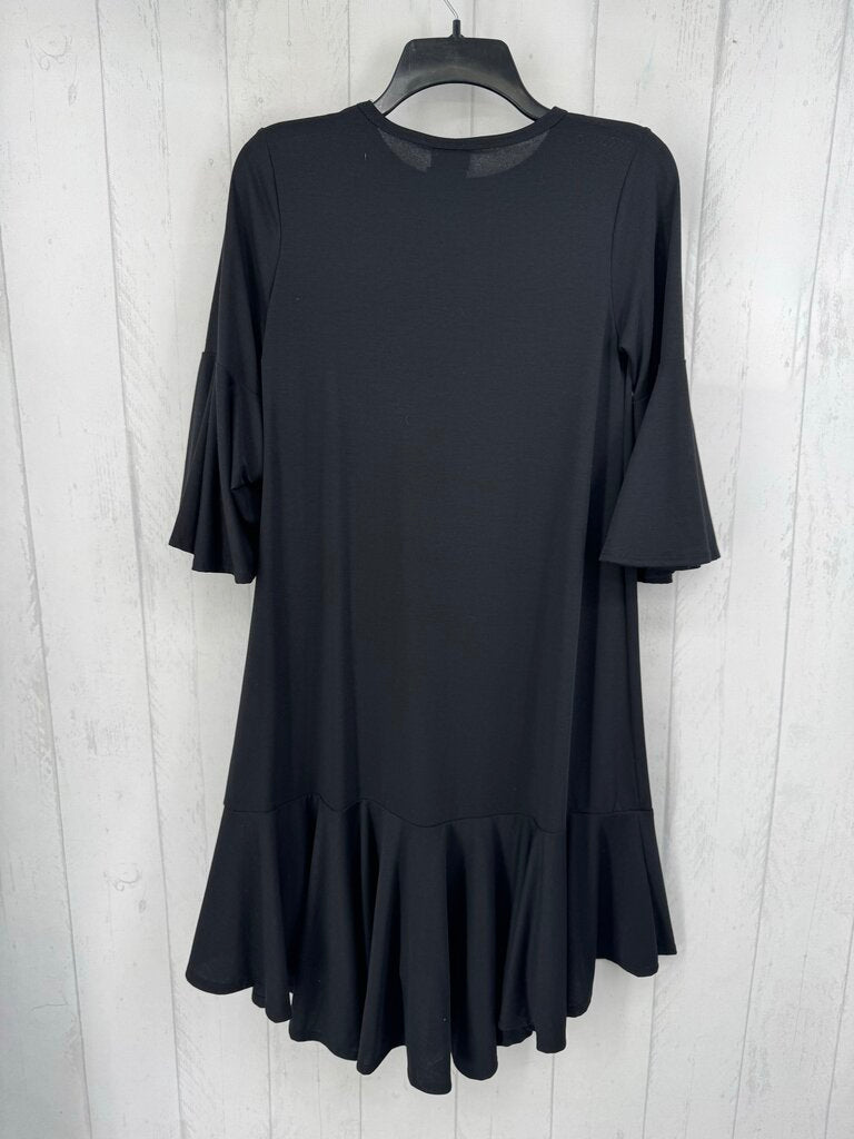 XS ruffle hem dress