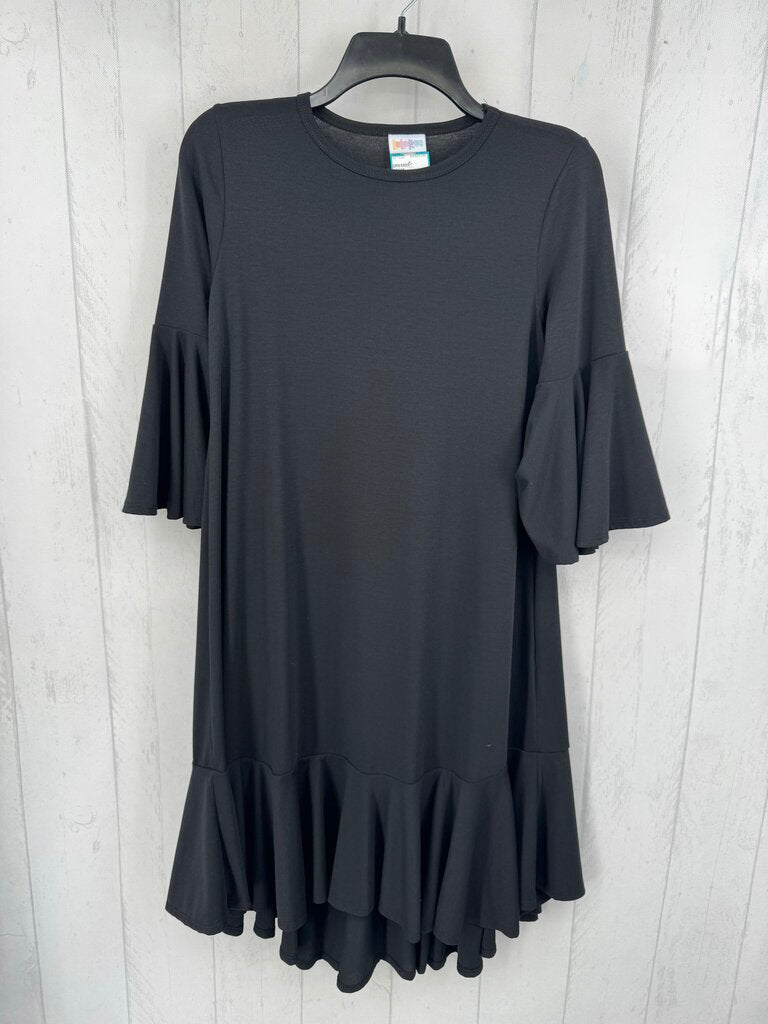 XS ruffle hem dress