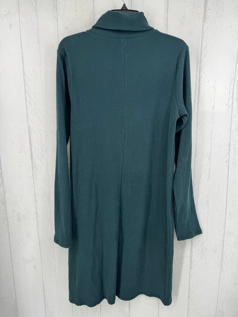 XLt ribbed t-neck l/s dress