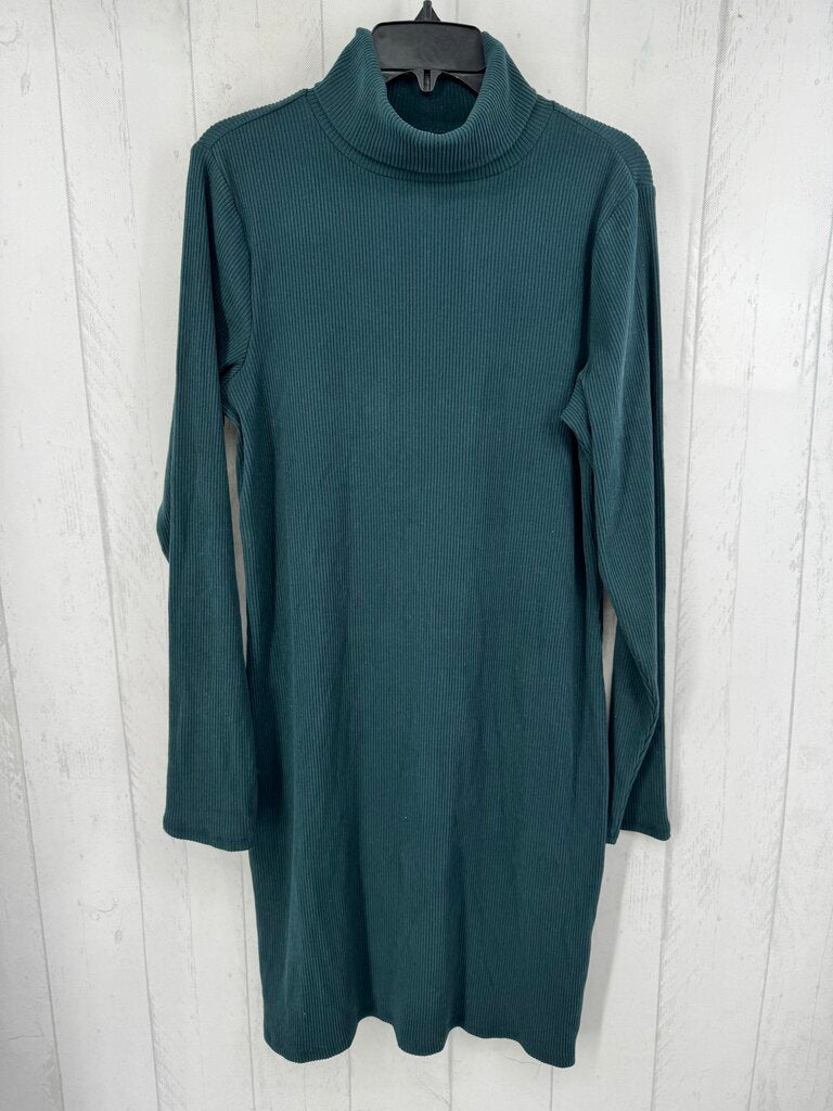 XLt ribbed t-neck l/s dress