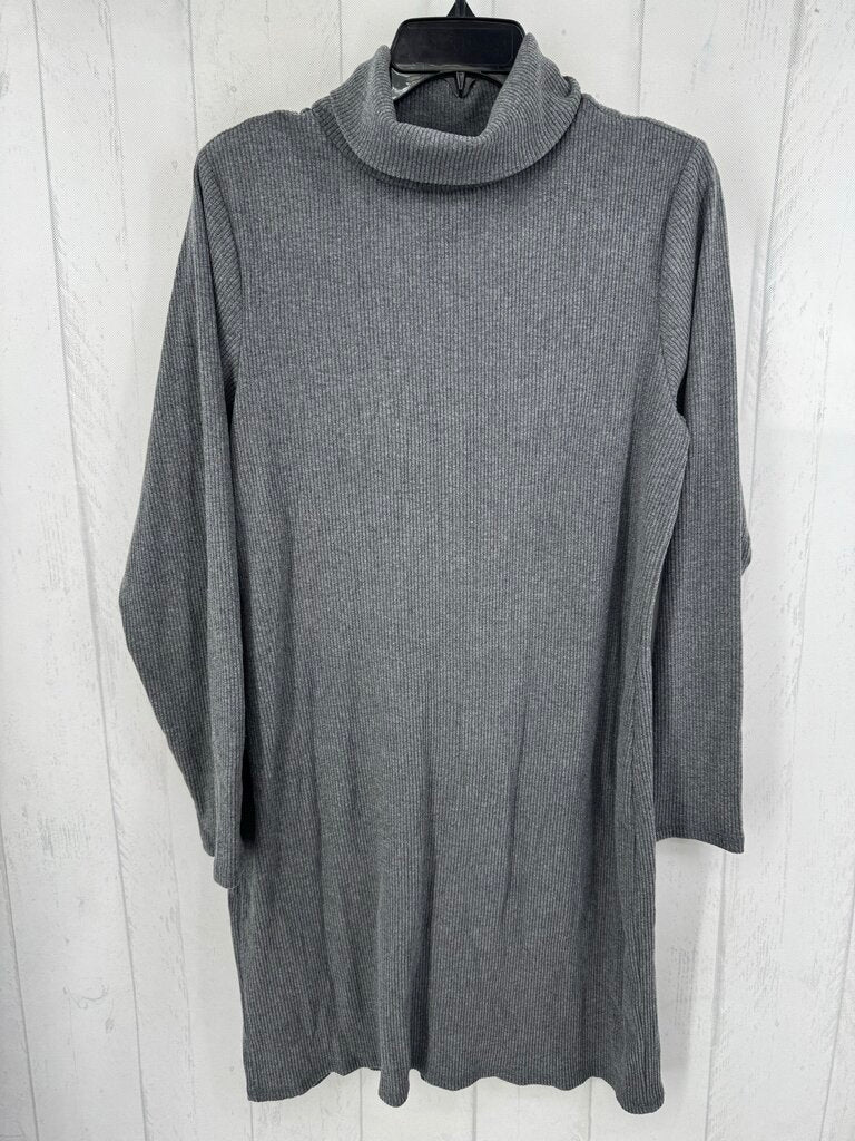 XLt ribbed t-neck l/s dress