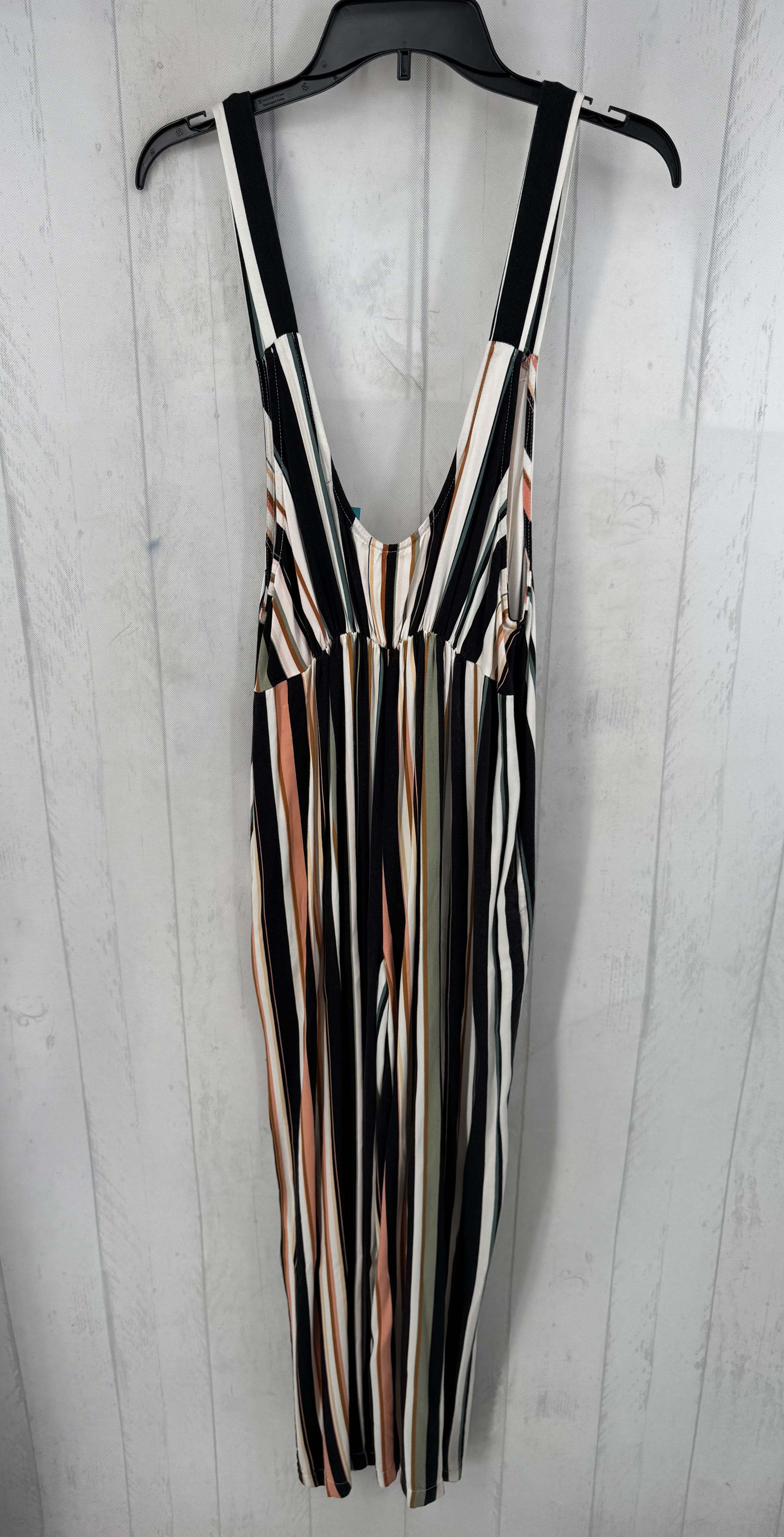 M striped slvls jumpsuit