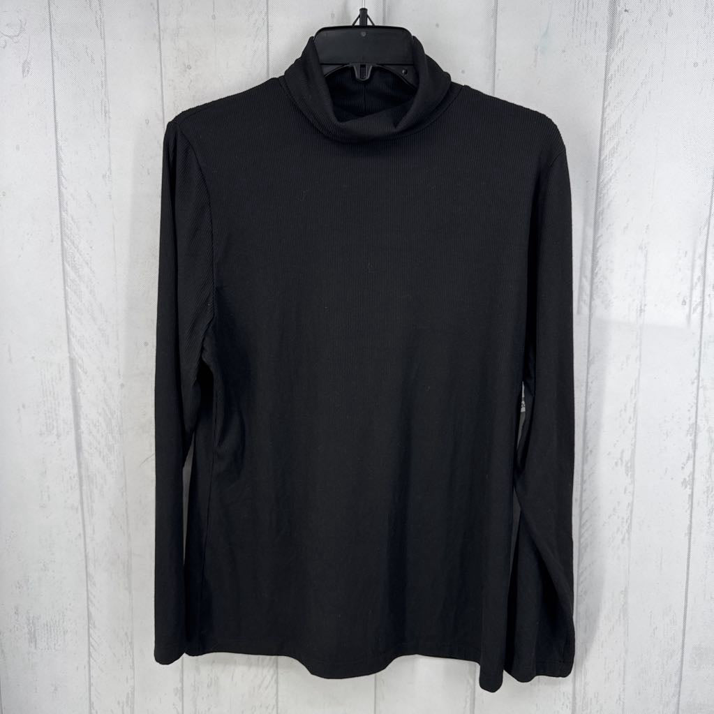 XL ribbed l/s t-neck