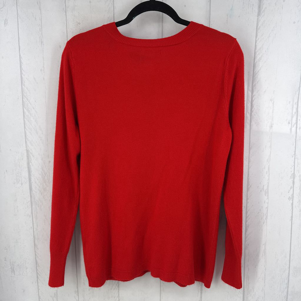 M v-neck sweater