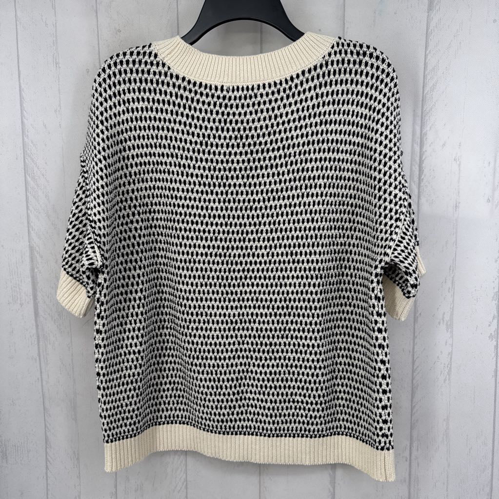 S crochet s/s sweater