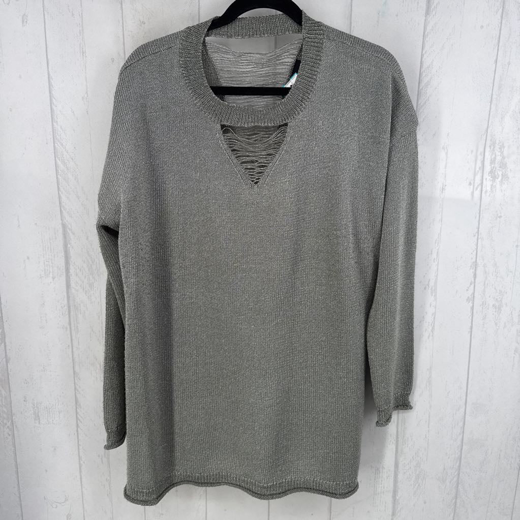 22/24 woven sweater