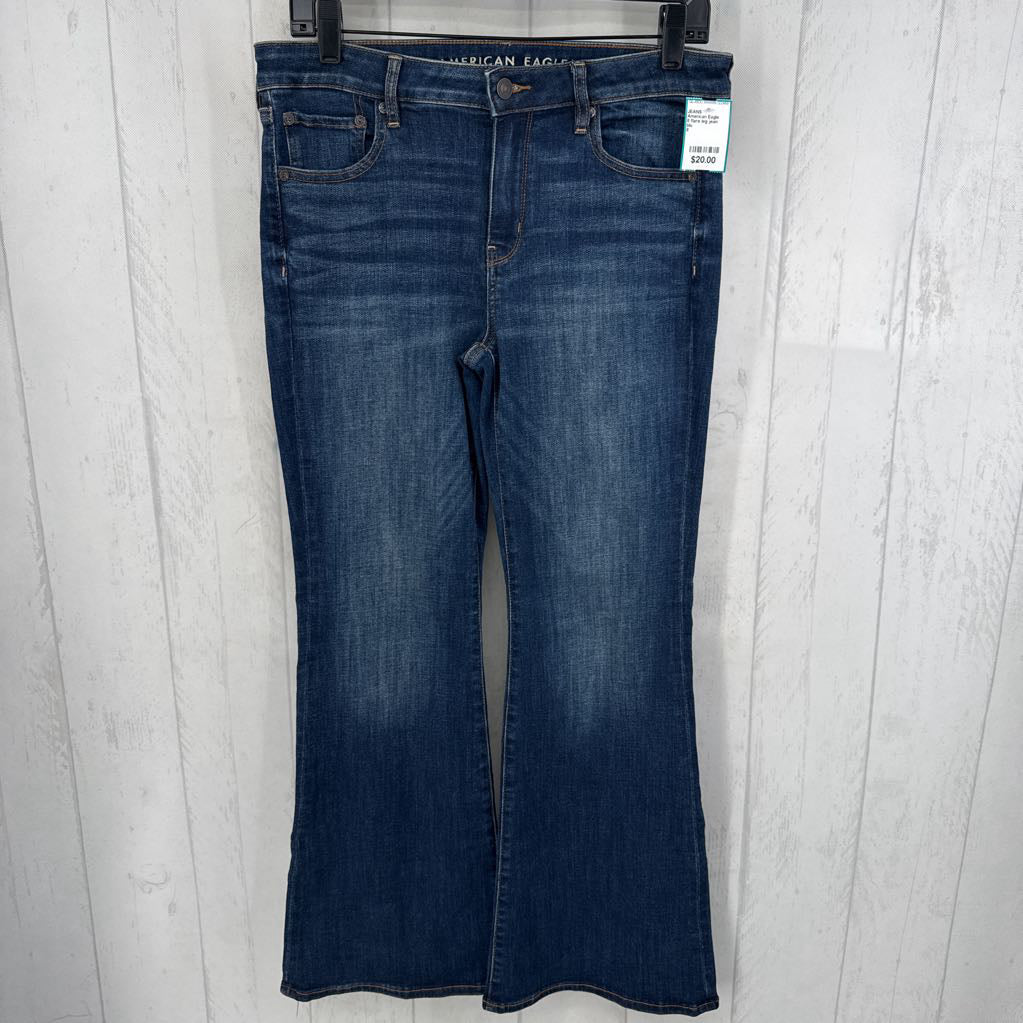 8 flare leg jean