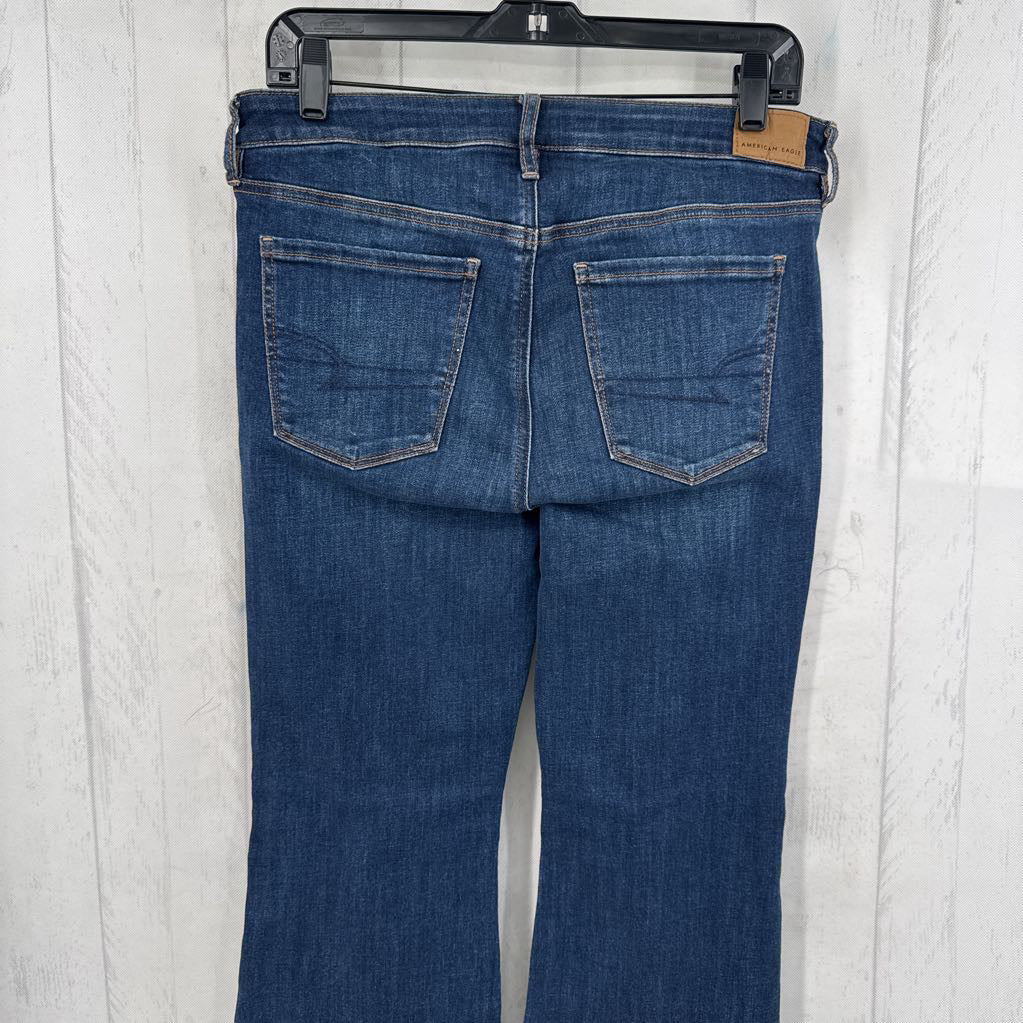 8 flare leg jean