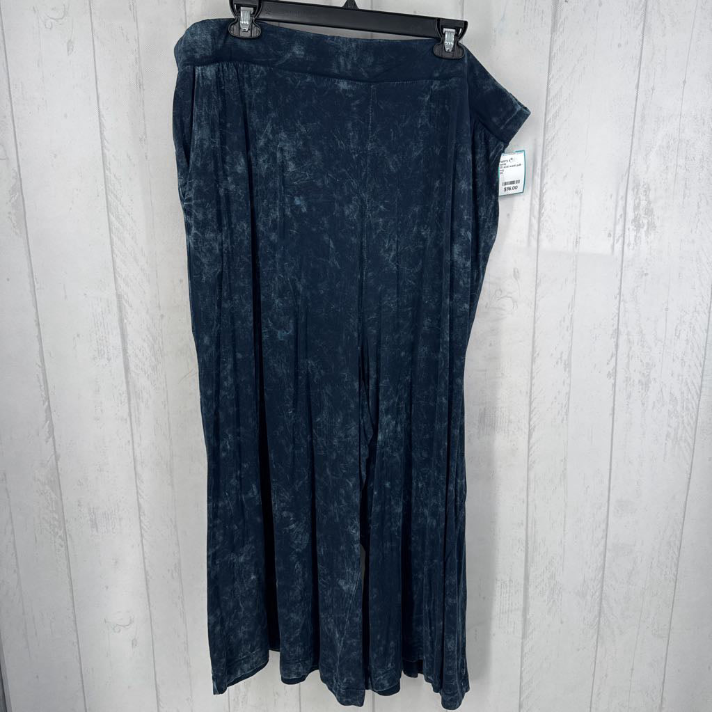 3X acid wash pull-on pant