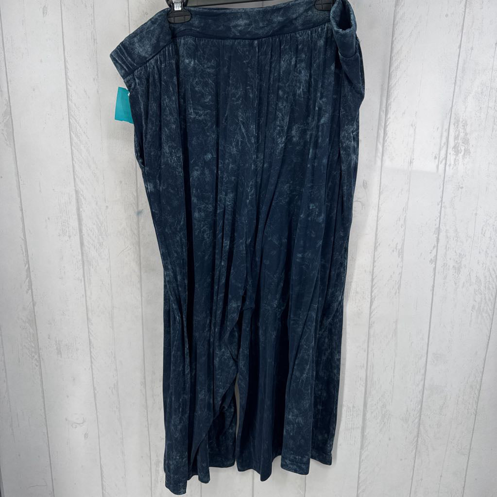 3X acid wash pull-on pant