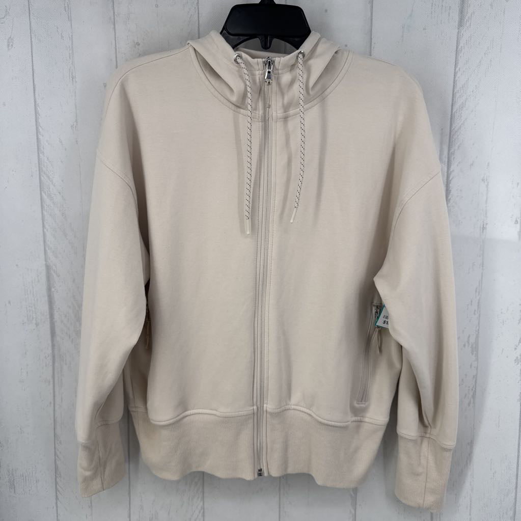 L zip-up hoodie