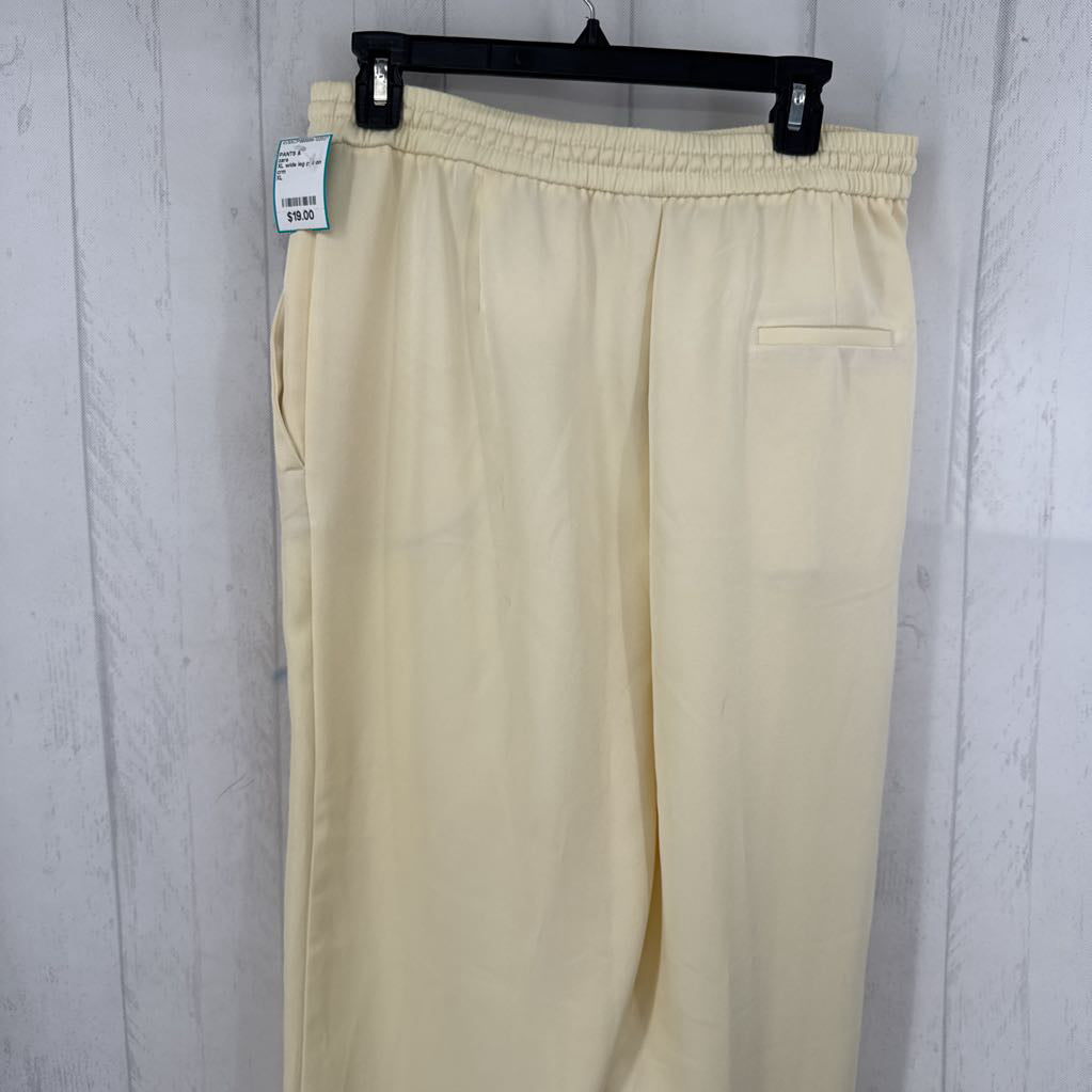 XL wide leg pull on pants