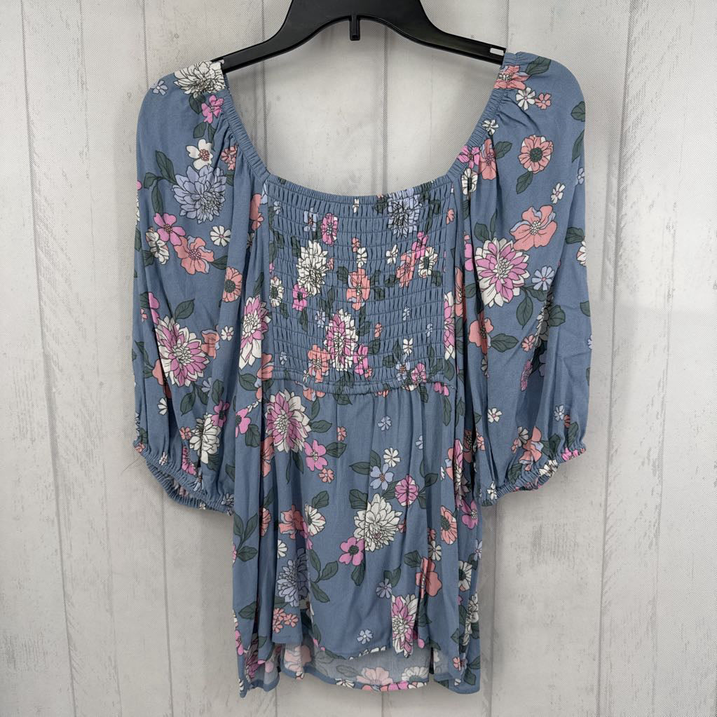 M flo print s/s top