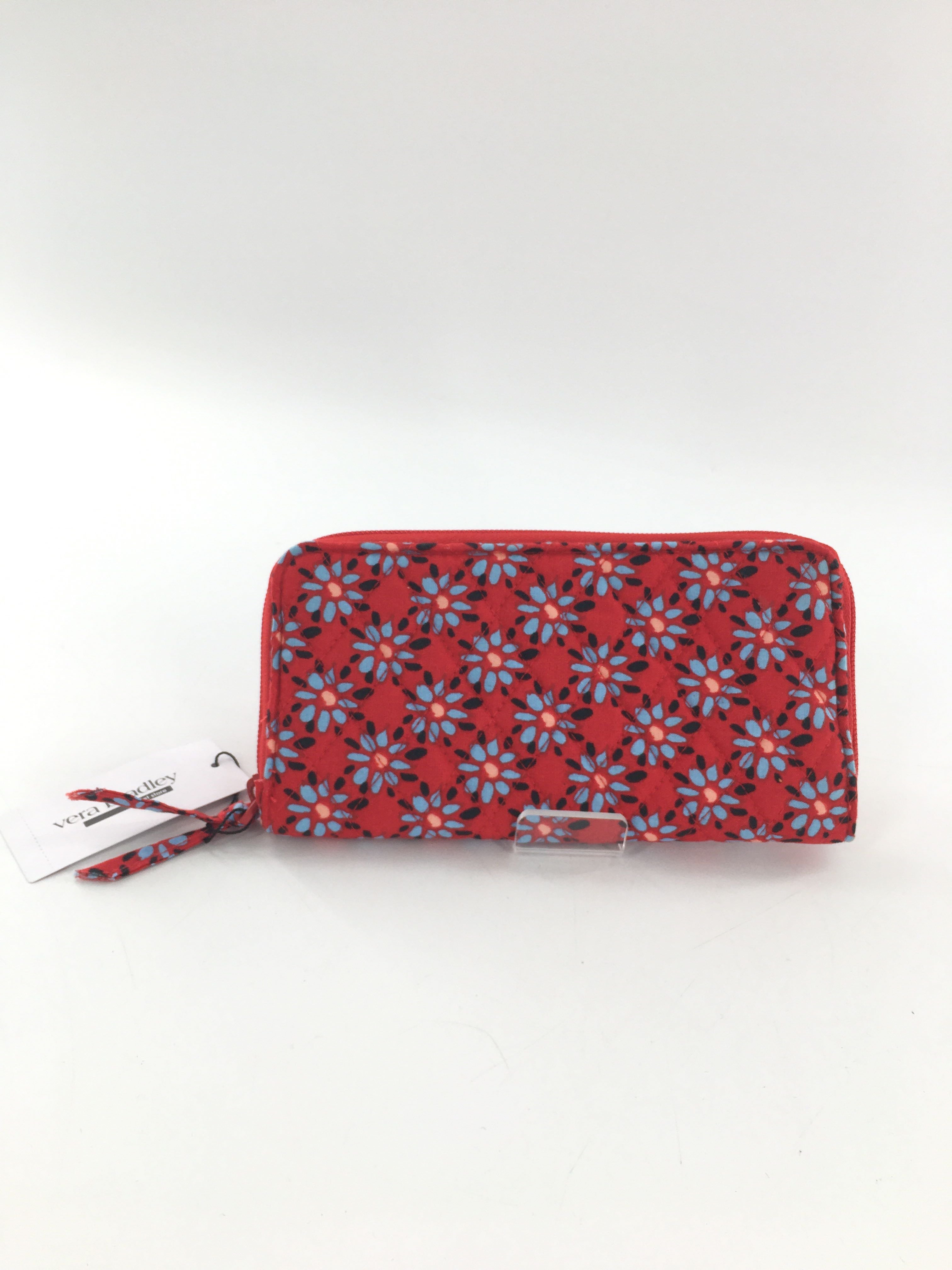 R69 flo print zip around wallet