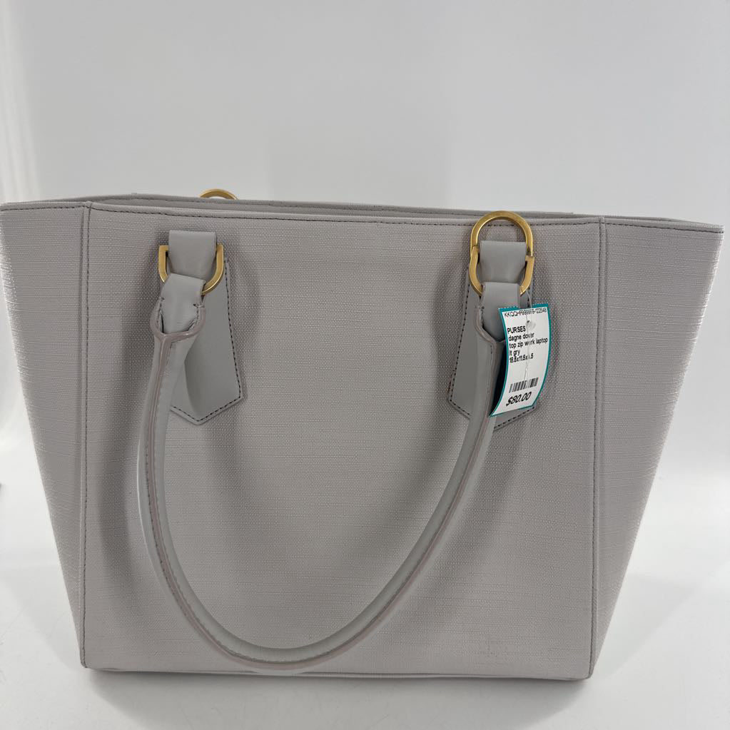 top zip work laptop tote