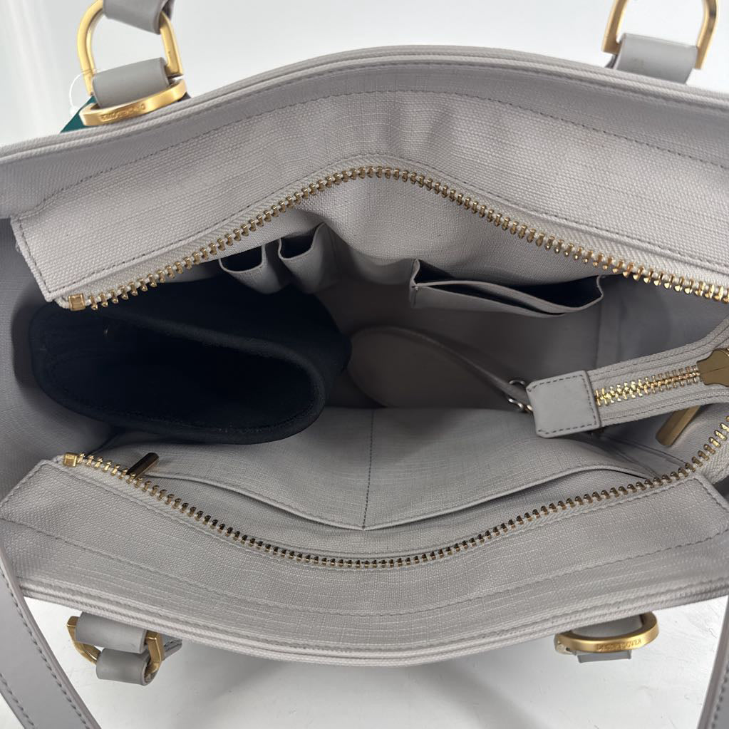 top zip work laptop tote