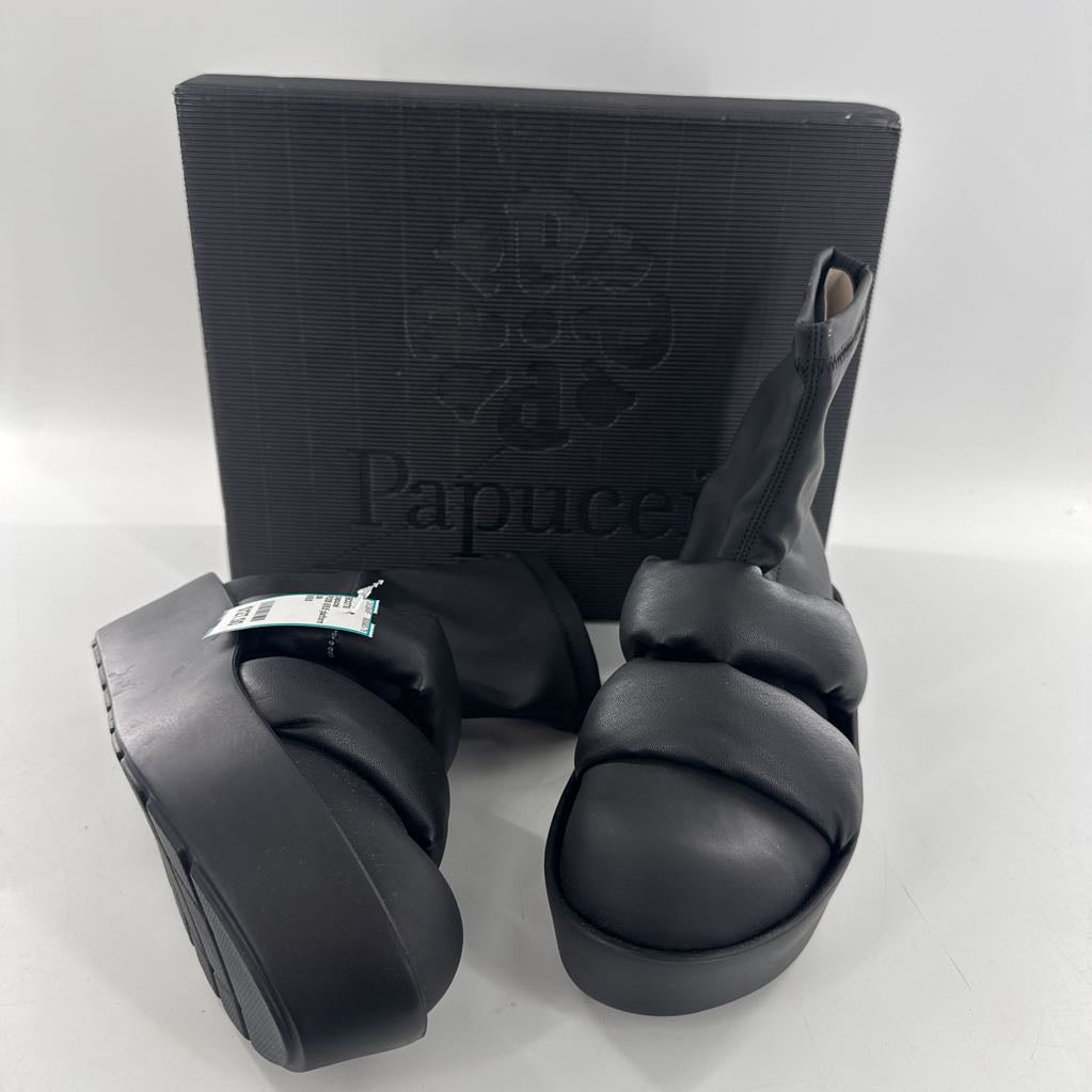 R305 8/8.5 platform boots w/ soft padded straps