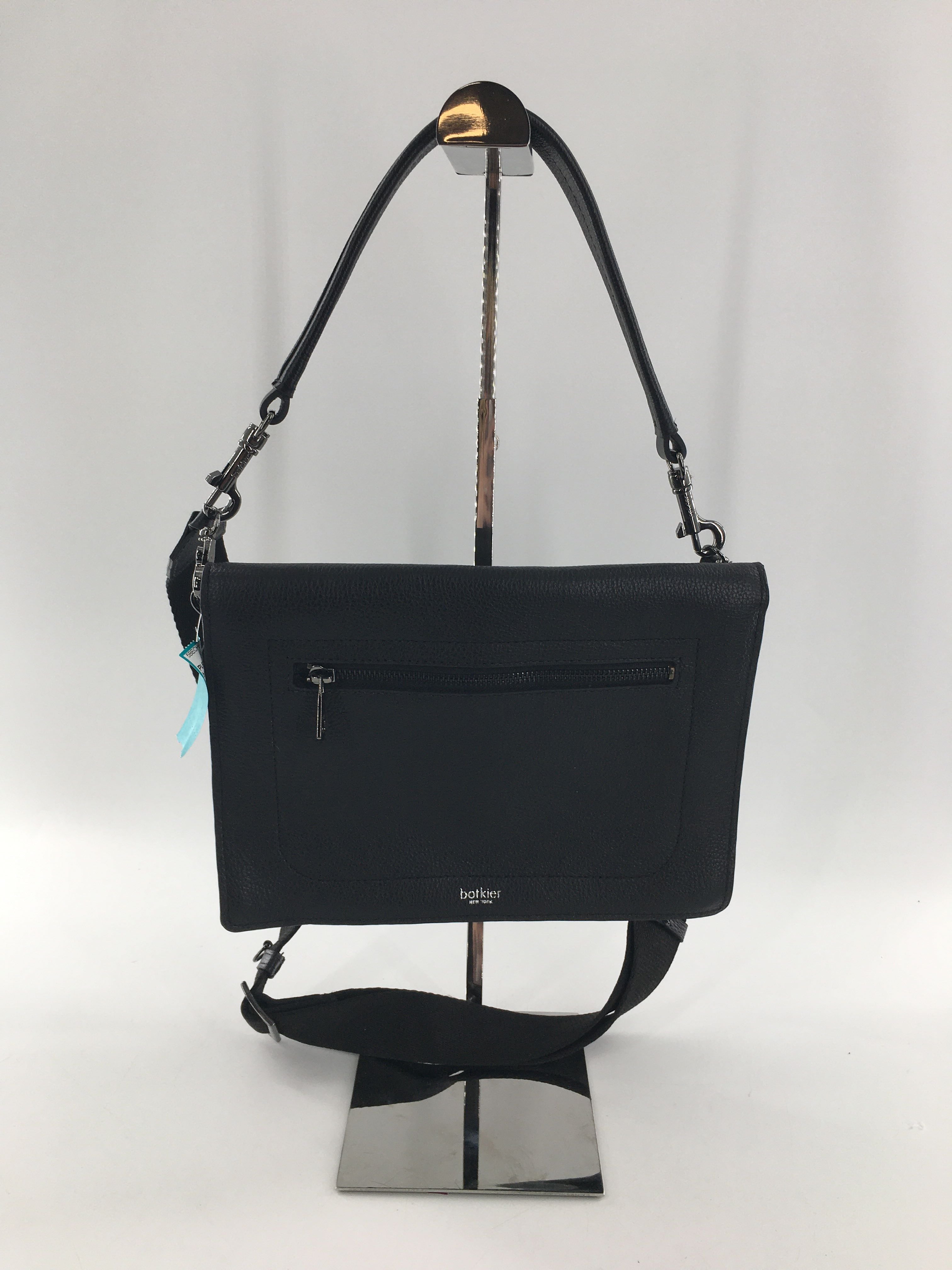 pebbled shearling front flap crossbody