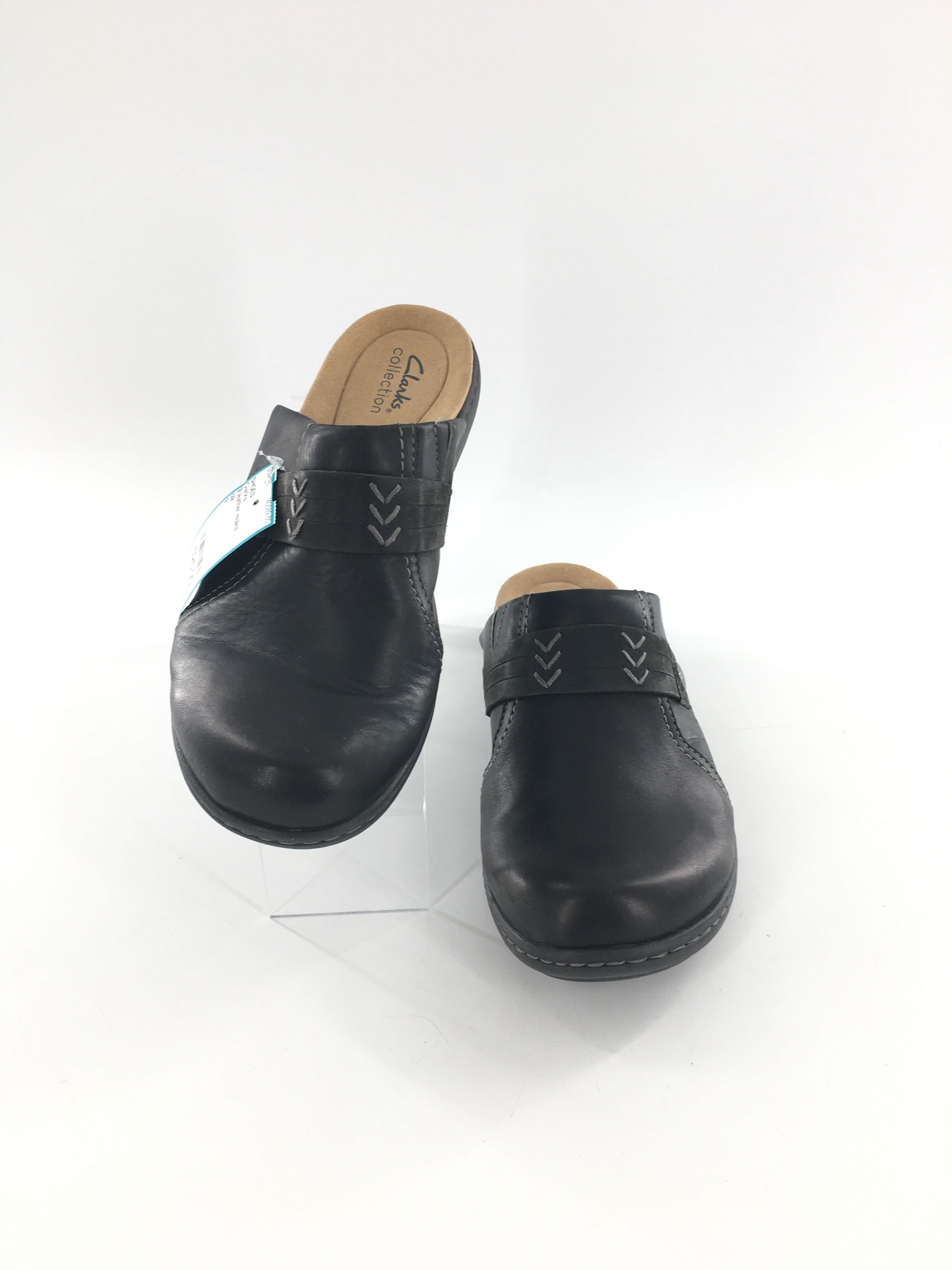 9 leather mules
