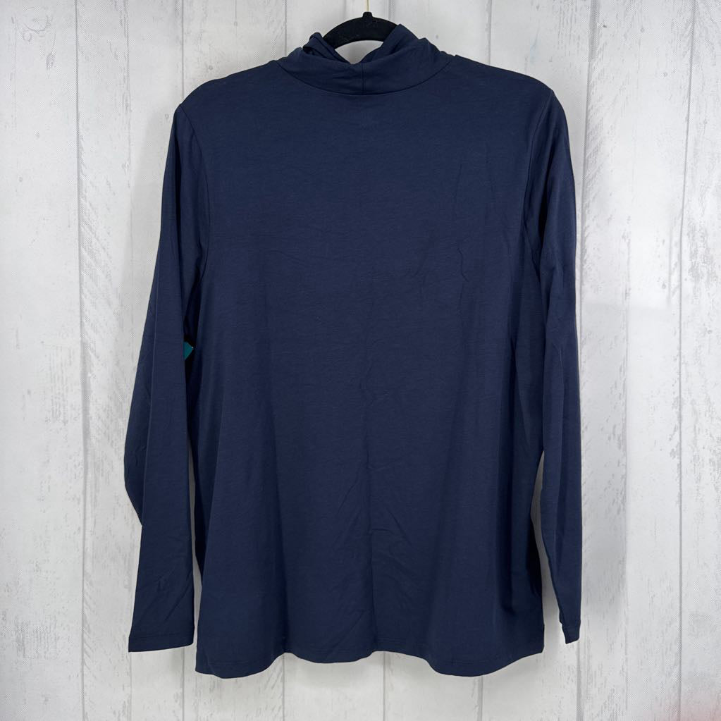 1X basic knit l/s t-neck top