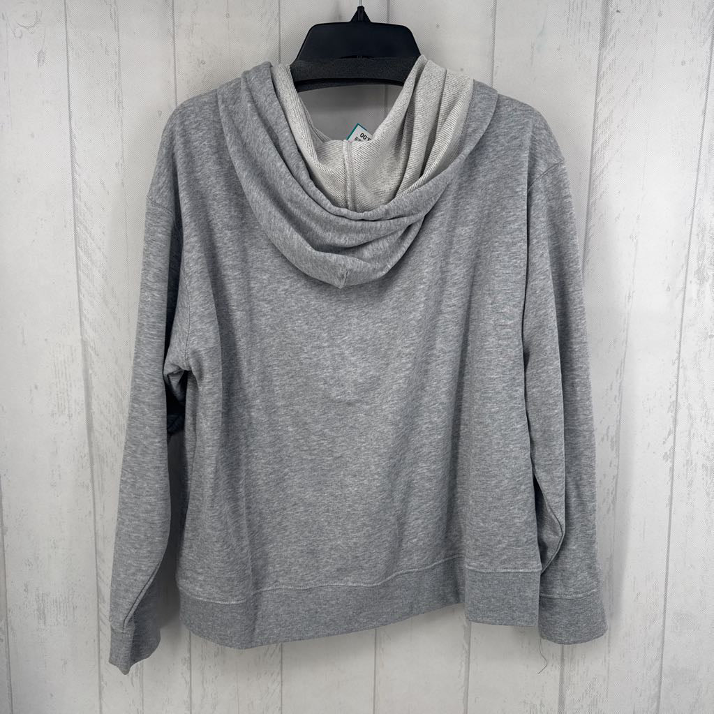 XL l/s pullover w/ hood