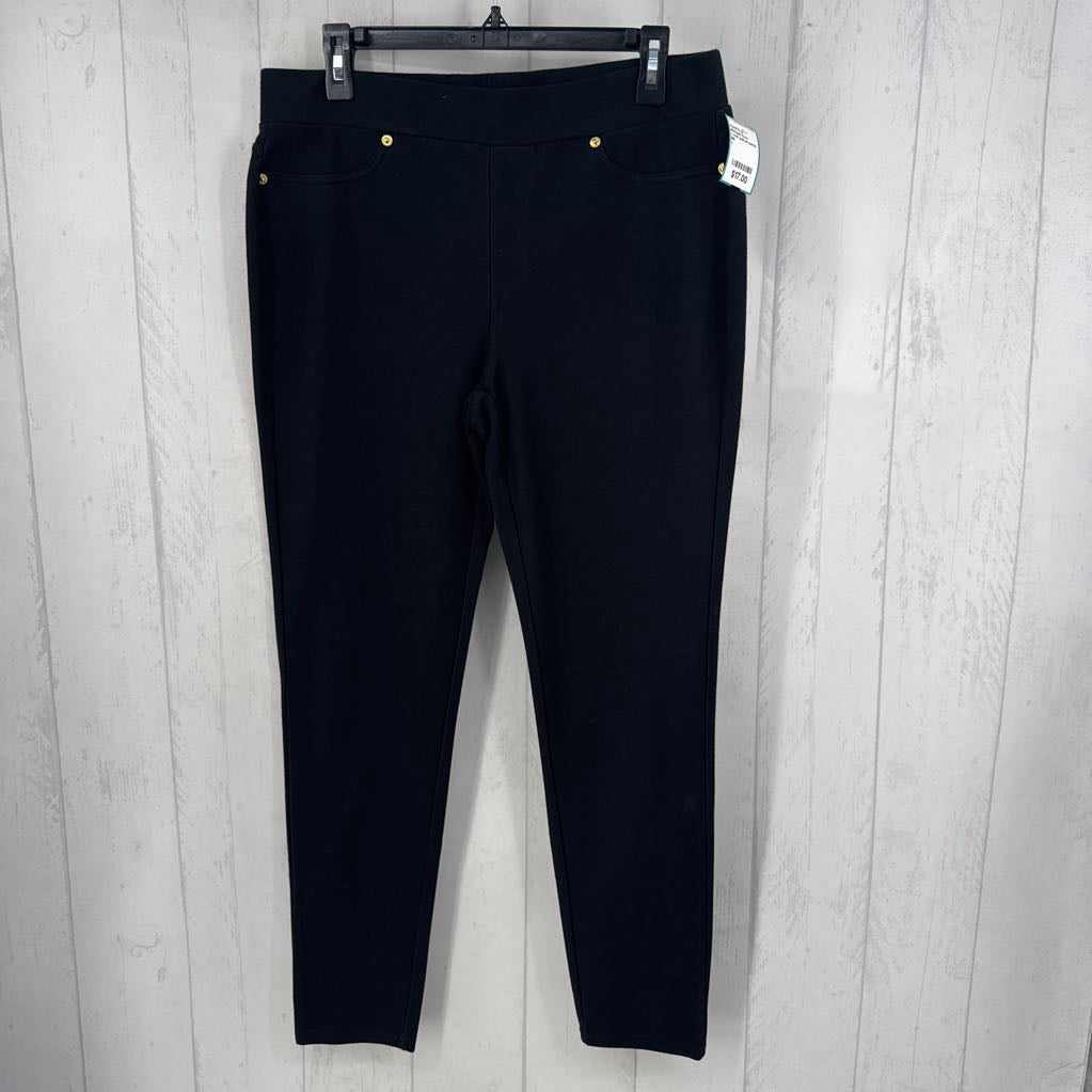L knit pull-on pants