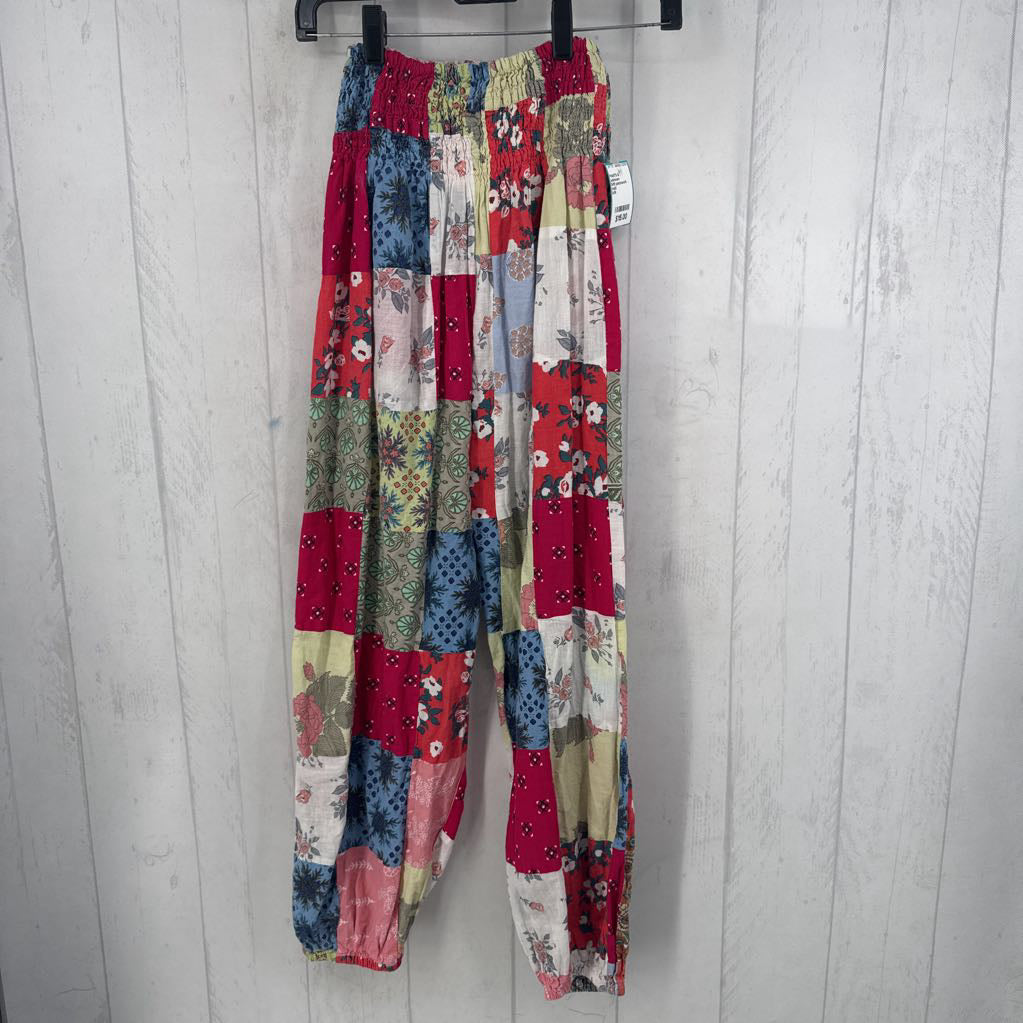 S/M patchwork pullon pants