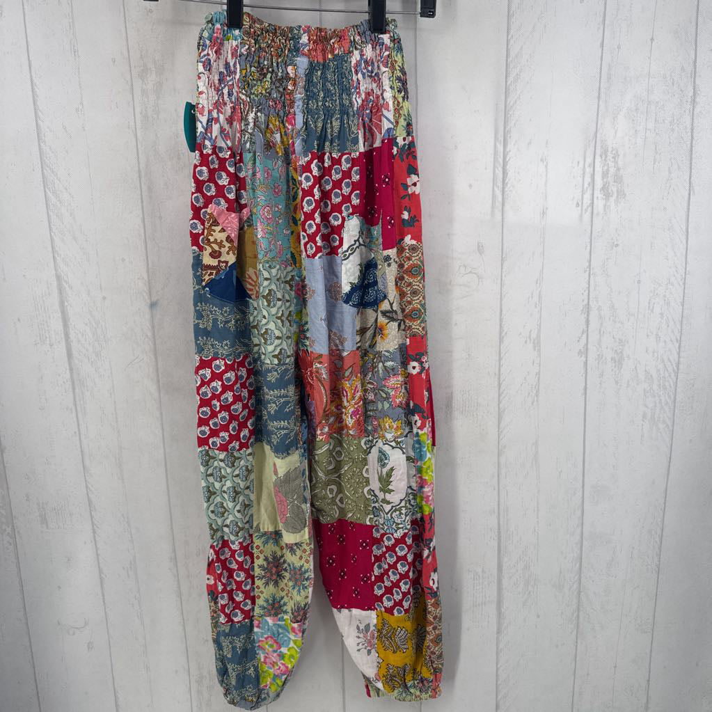 S/M patchwork pullon pants
