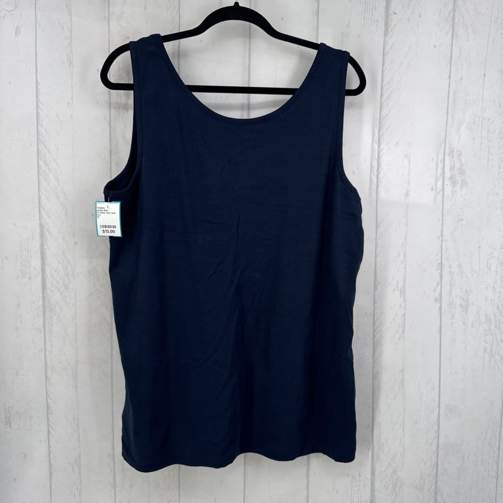 1X basic knit tank