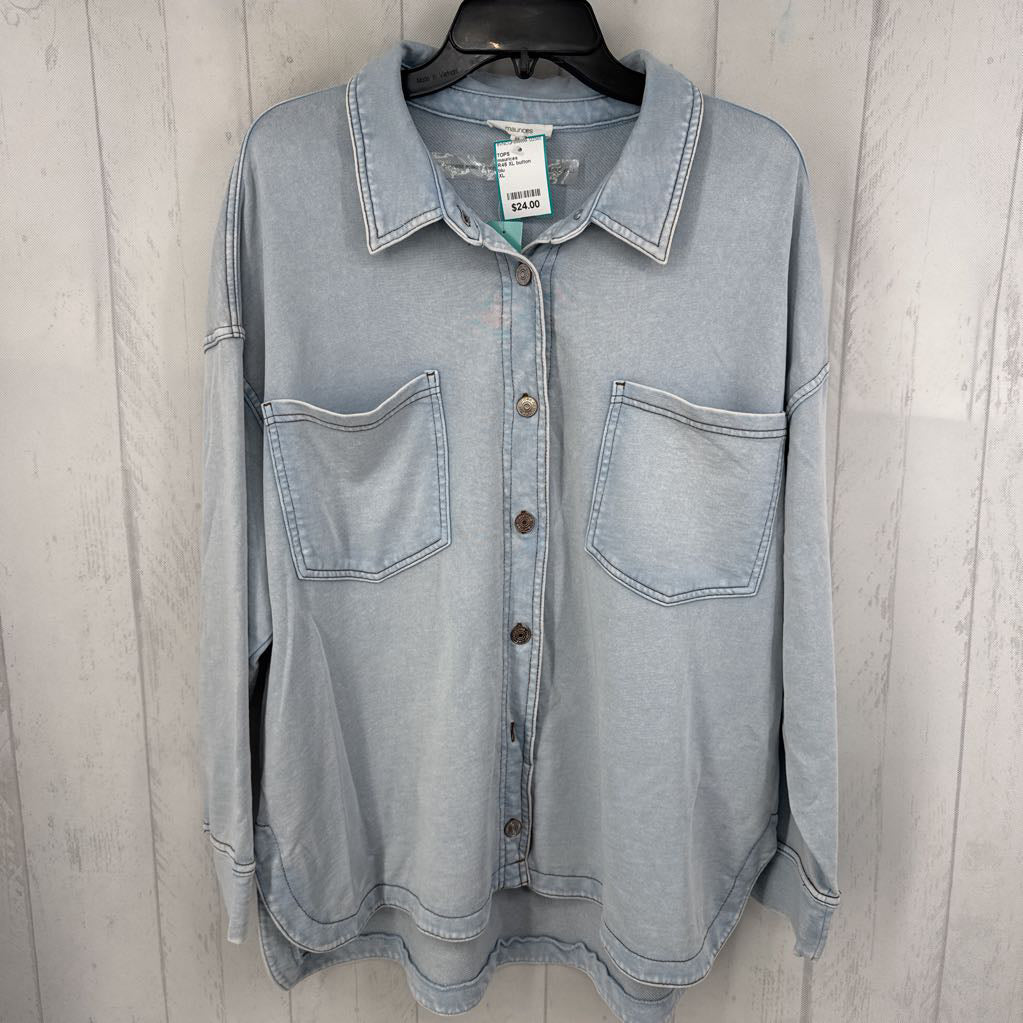 R45 XL button down shacket
