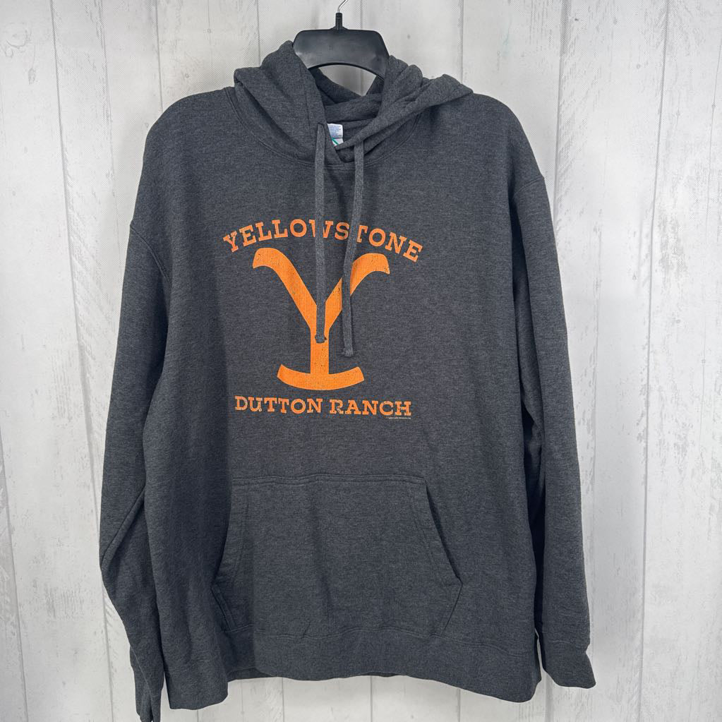XL l/s yellowstone pull over hoodie