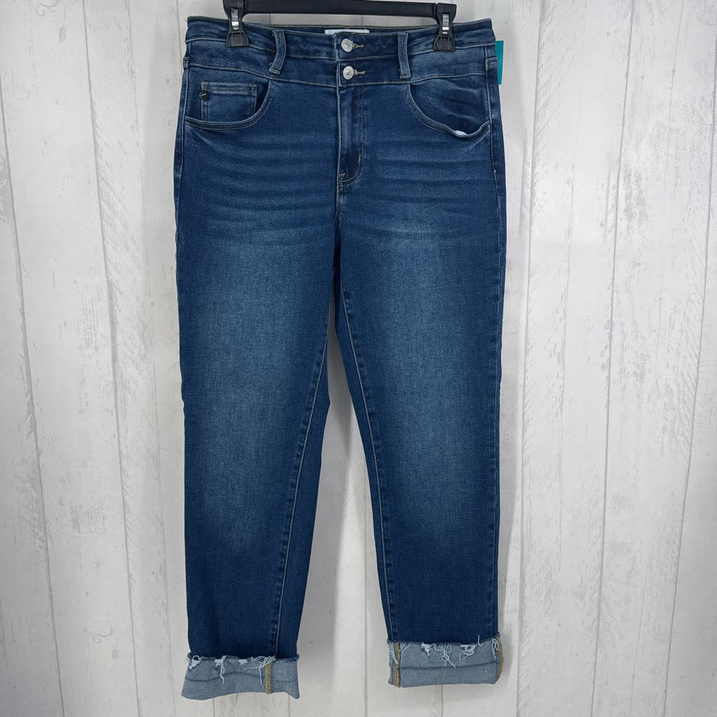9 cuff jeans