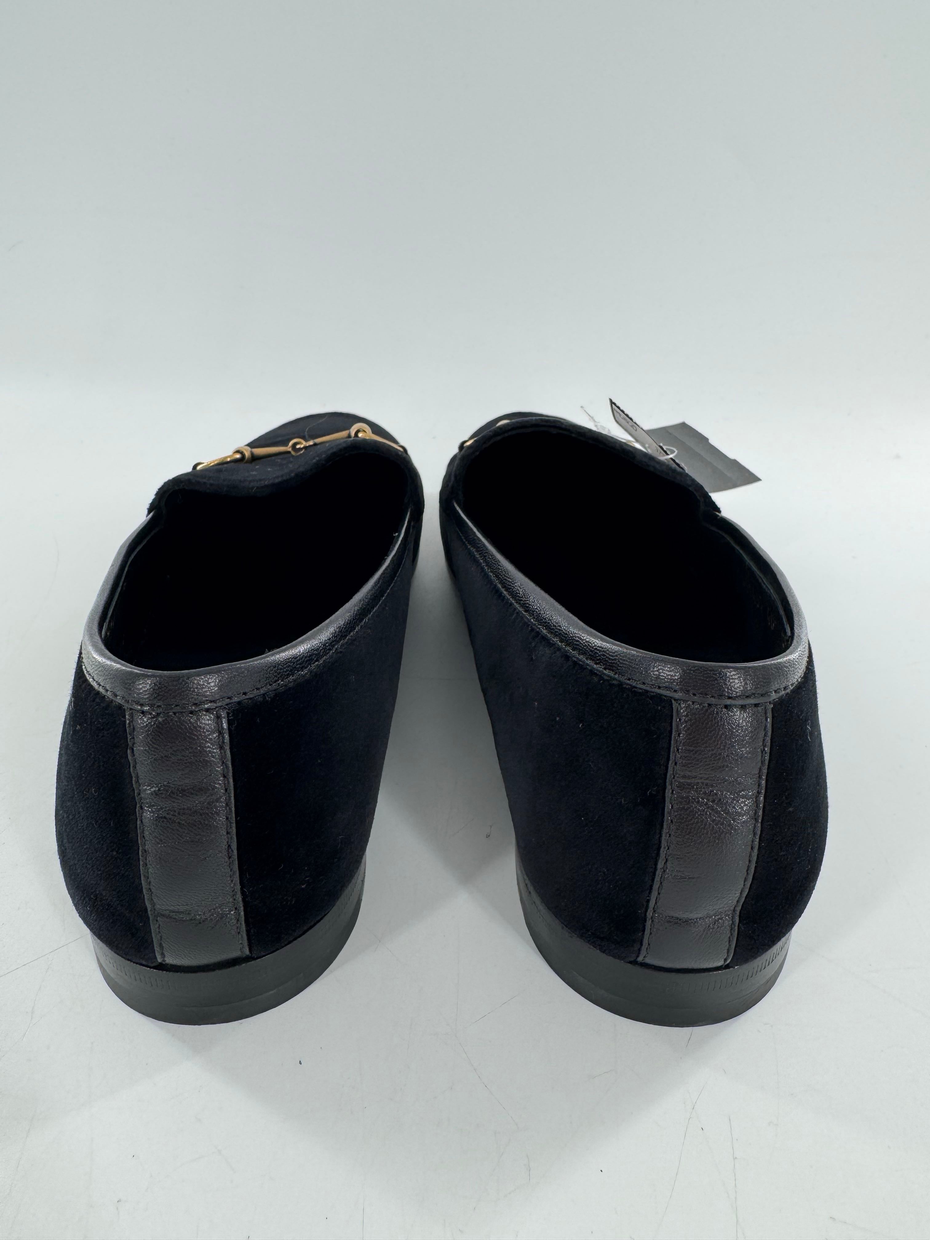 9/9.5 Jordaan velvet horsebit loafers