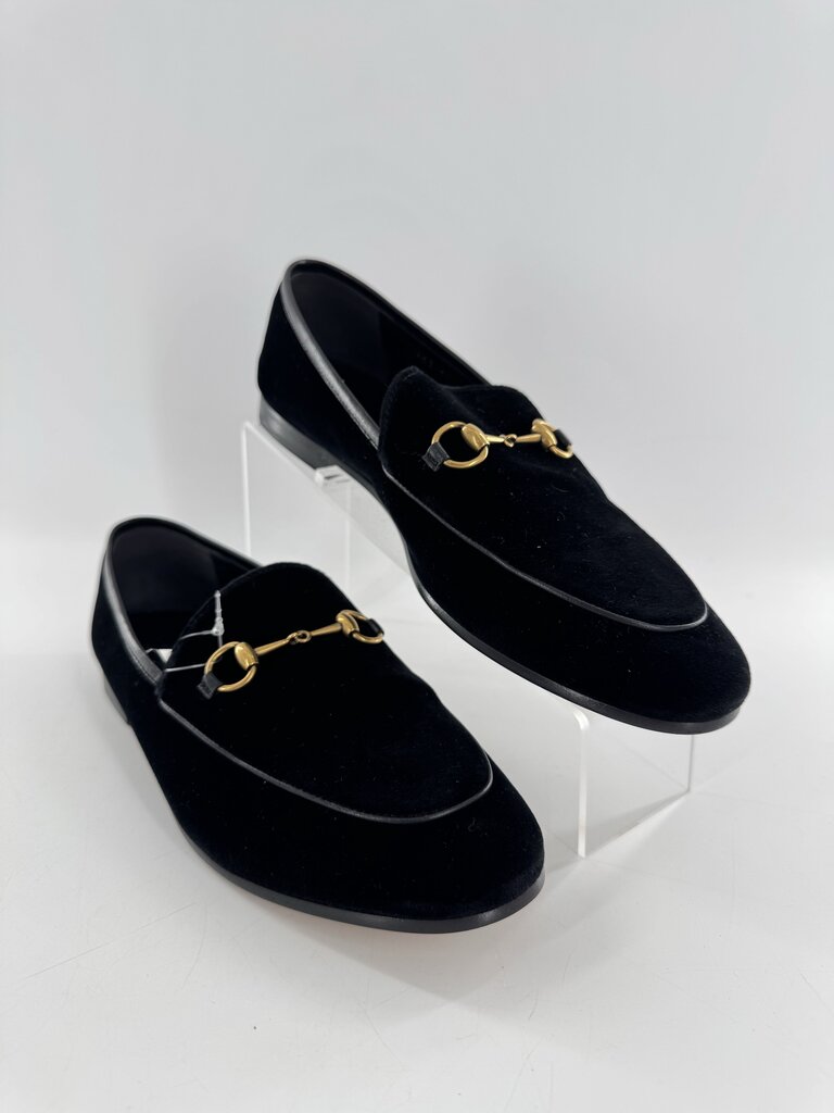 9/9.5 Jordaan velvet horsebit loafers