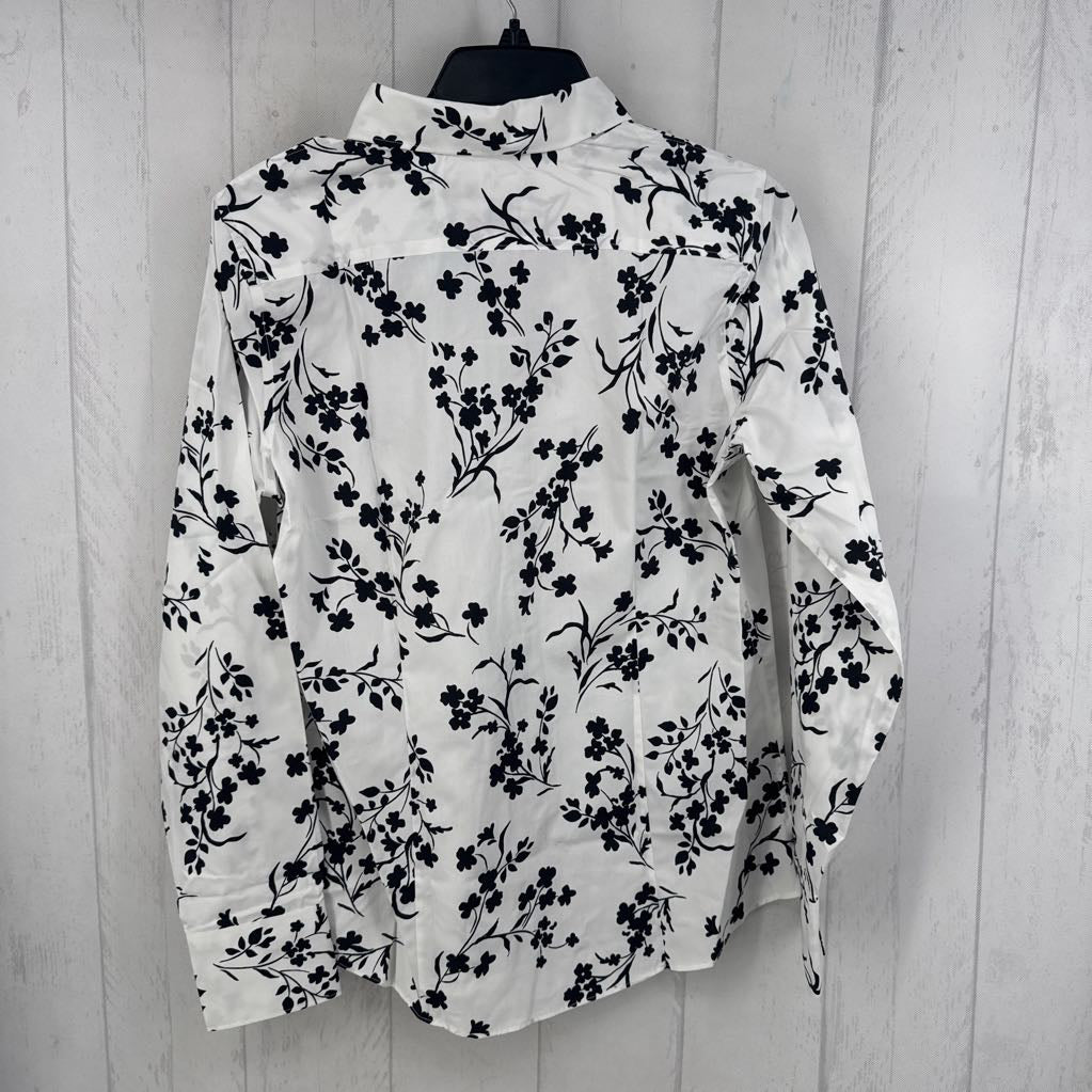 6 l/s flower print button shirt