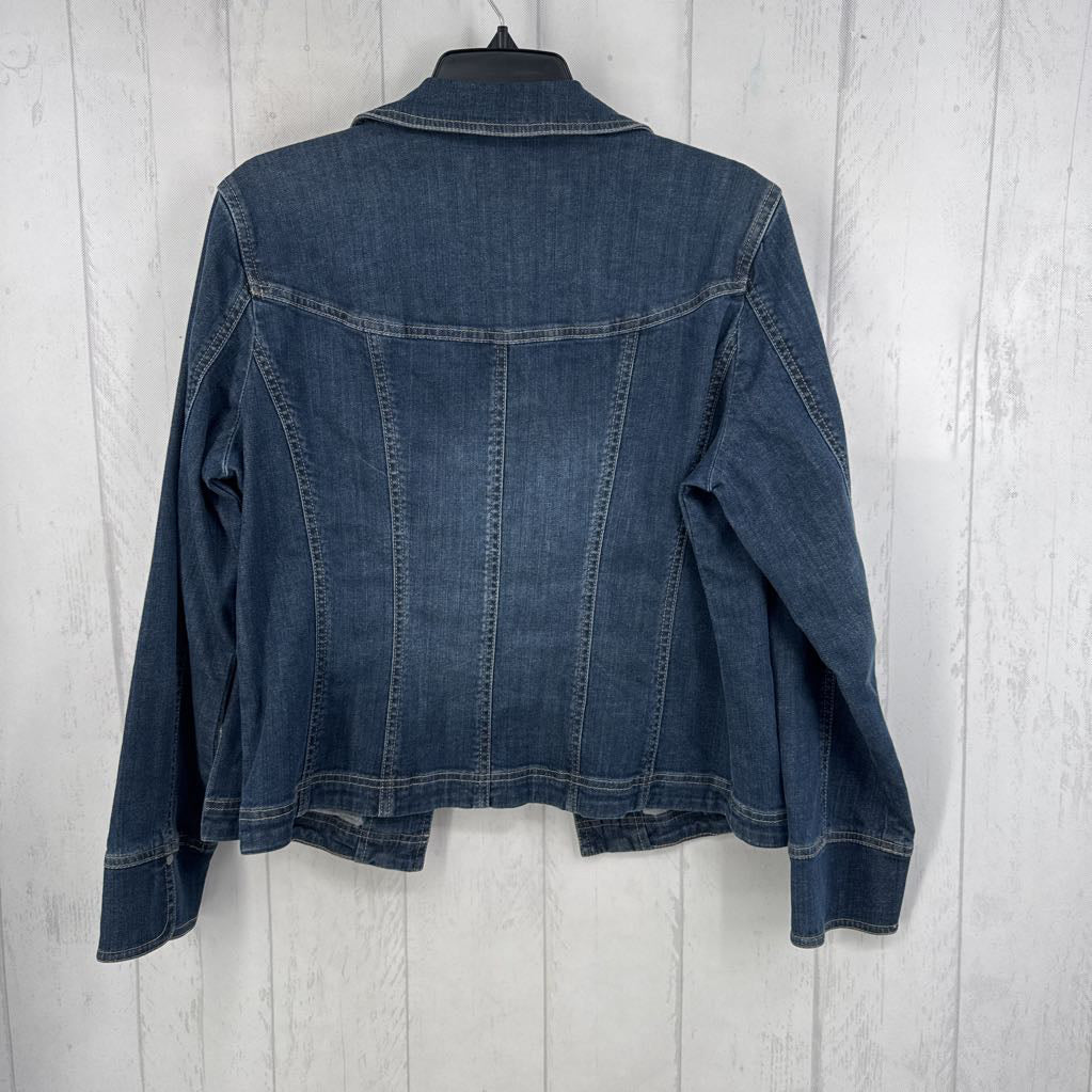 14 l/s snap closure jean jacket