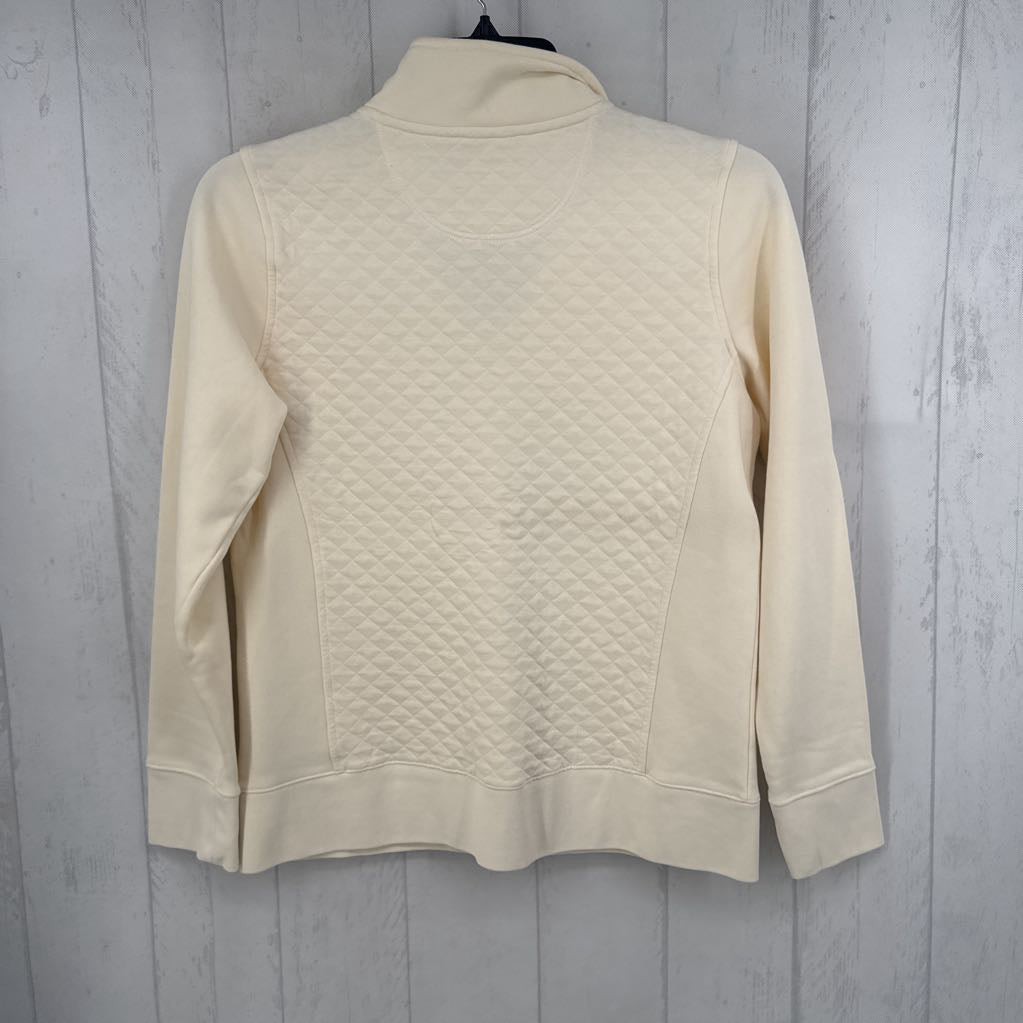 M l/s quilted zip jacket