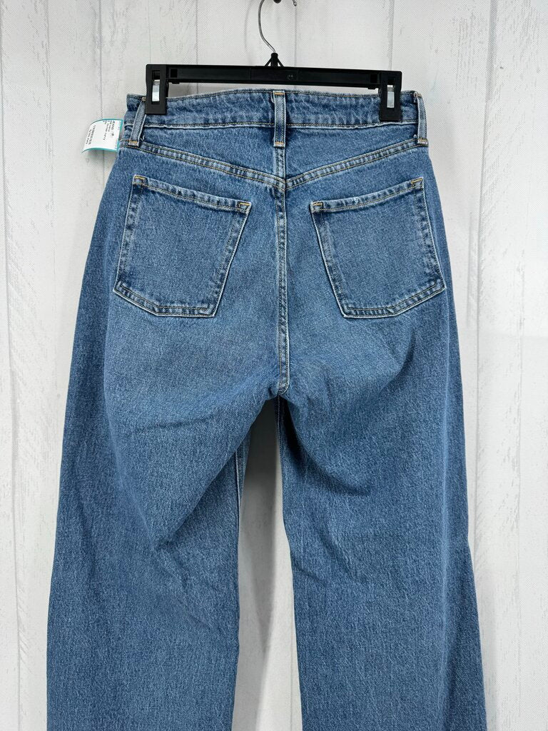 2 hi-rise curvy wide leg jean